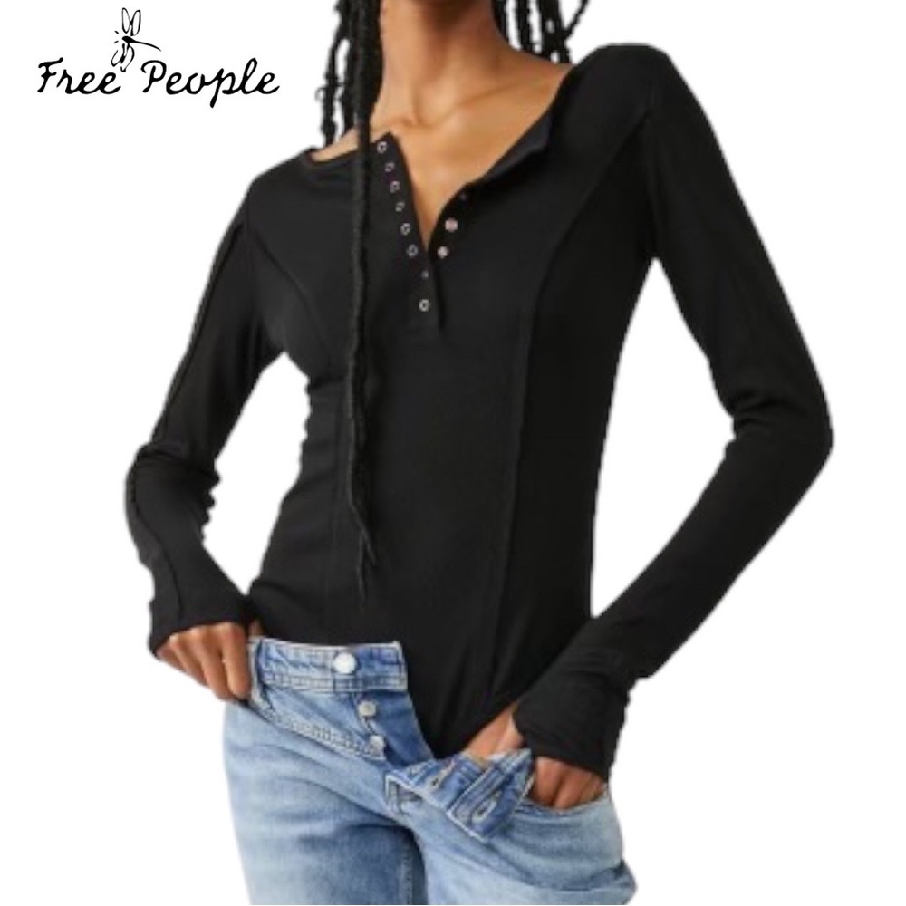 NWT Free People Sloane Bodysuit - Picture 1 of 10